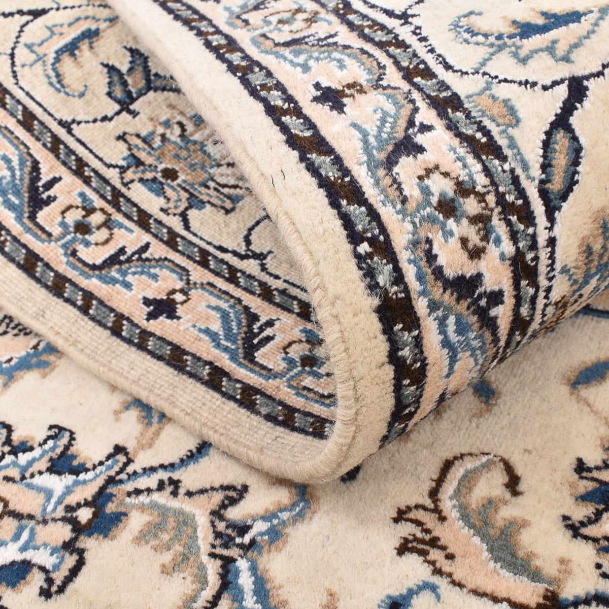 Perzisch tapijt - Nain - 198 x 147 cm - licht beige