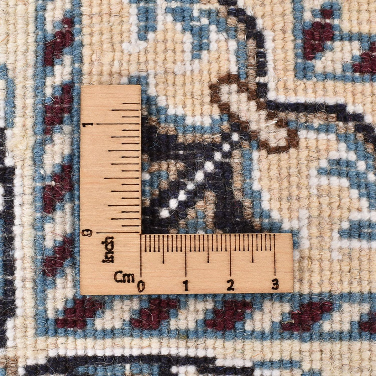 Perzisch tapijt - Nain - 202 x 155 cm - donkerblauw