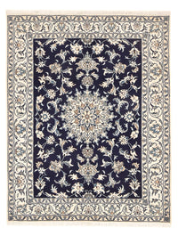 Perzisch tapijt - Nain - 194 x 146 cm - donkerblauw