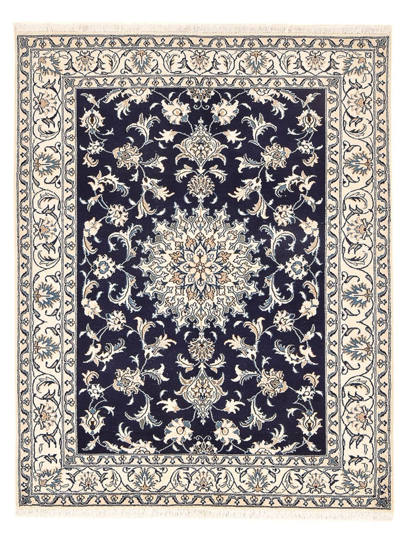 Perzisch tapijt - Nain - 194 x 146 cm - donkerblauw