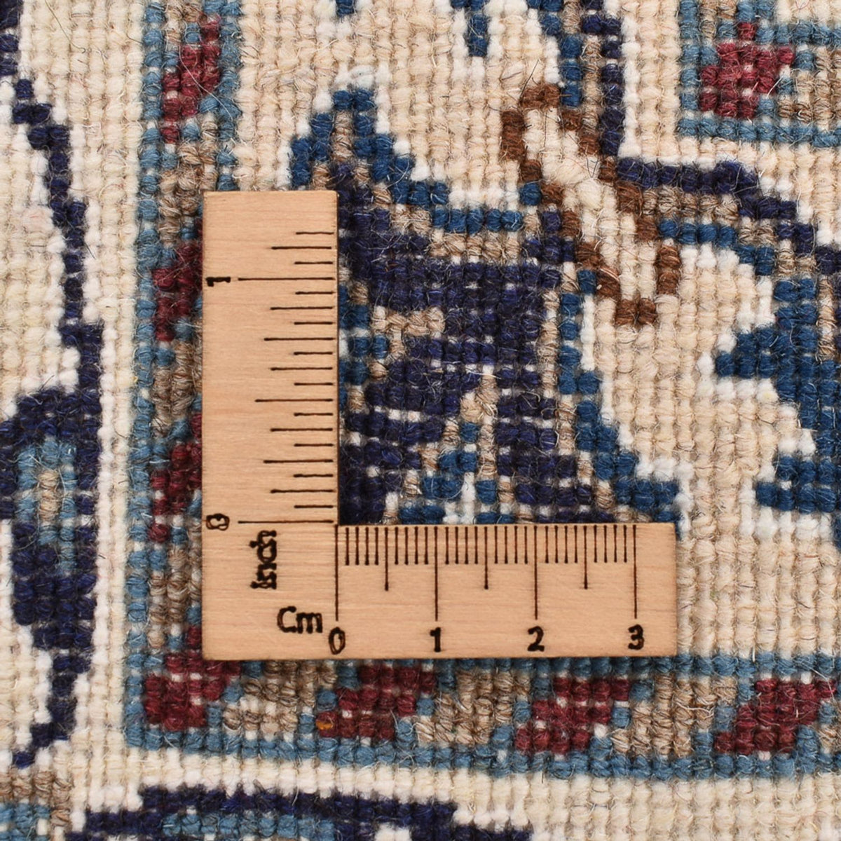 Perzisch tapijt - Nain - 197 x 147 cm - licht beige