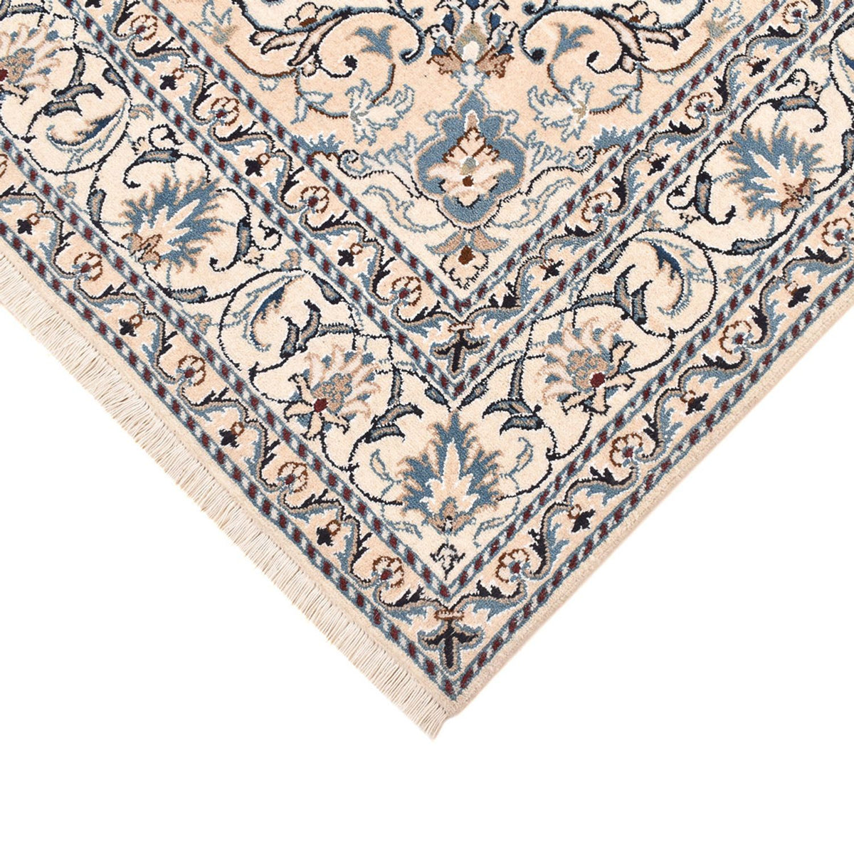 Perzisch tapijt - Nain - 209 x 146 cm - licht beige