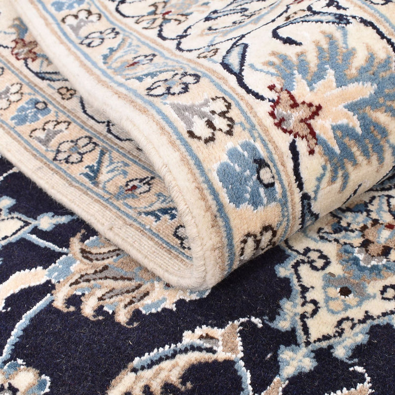 Perzisch tapijt - Nain - 193 x 143 cm - donkerblauw