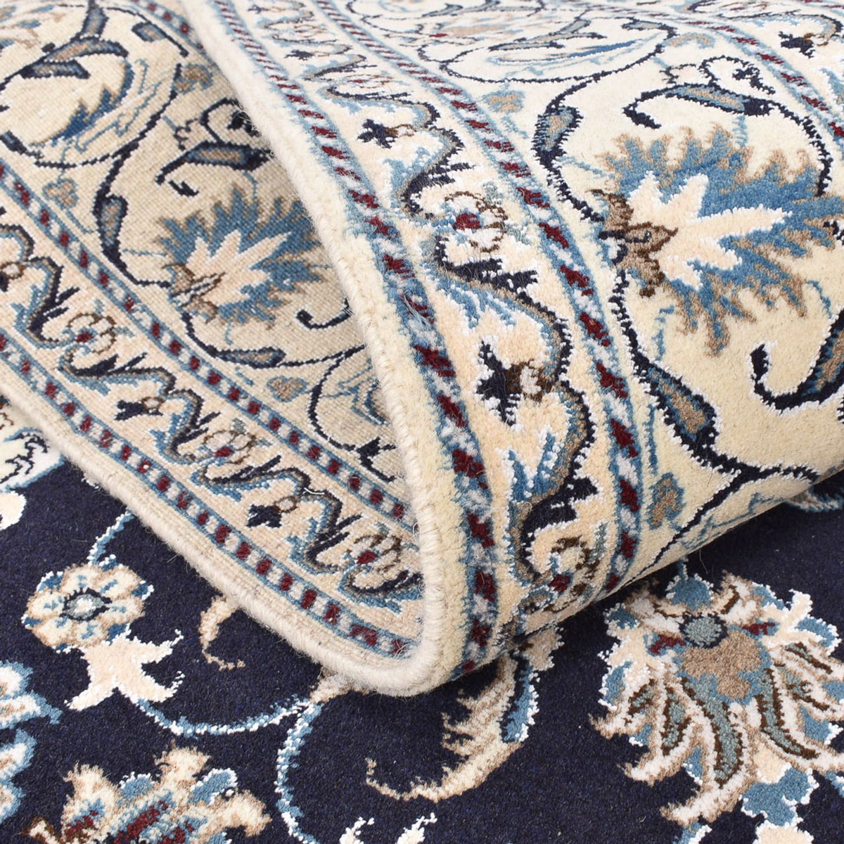 Perzisch tapijt - Nain - 203 x 150 cm - donkerblauw