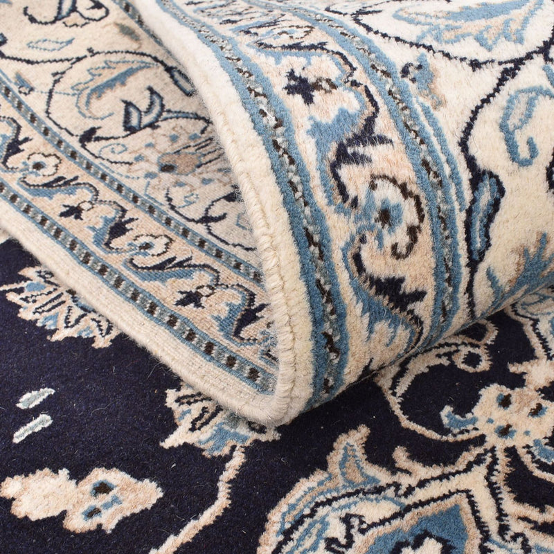 Perzisch tapijt - Nain - 245 x 166 cm - donkerblauw