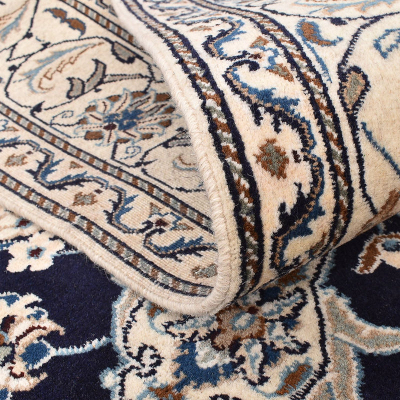Perzisch tapijt - Nain - 237 x 165 cm - donkerblauw