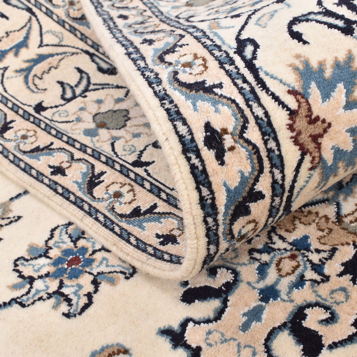 Perzisch tapijt - Nain - 236 x 164 cm - licht beige