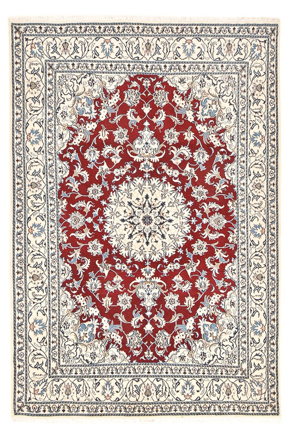 Perzisch tapijt - Nain - 244 x 165 cm - rood