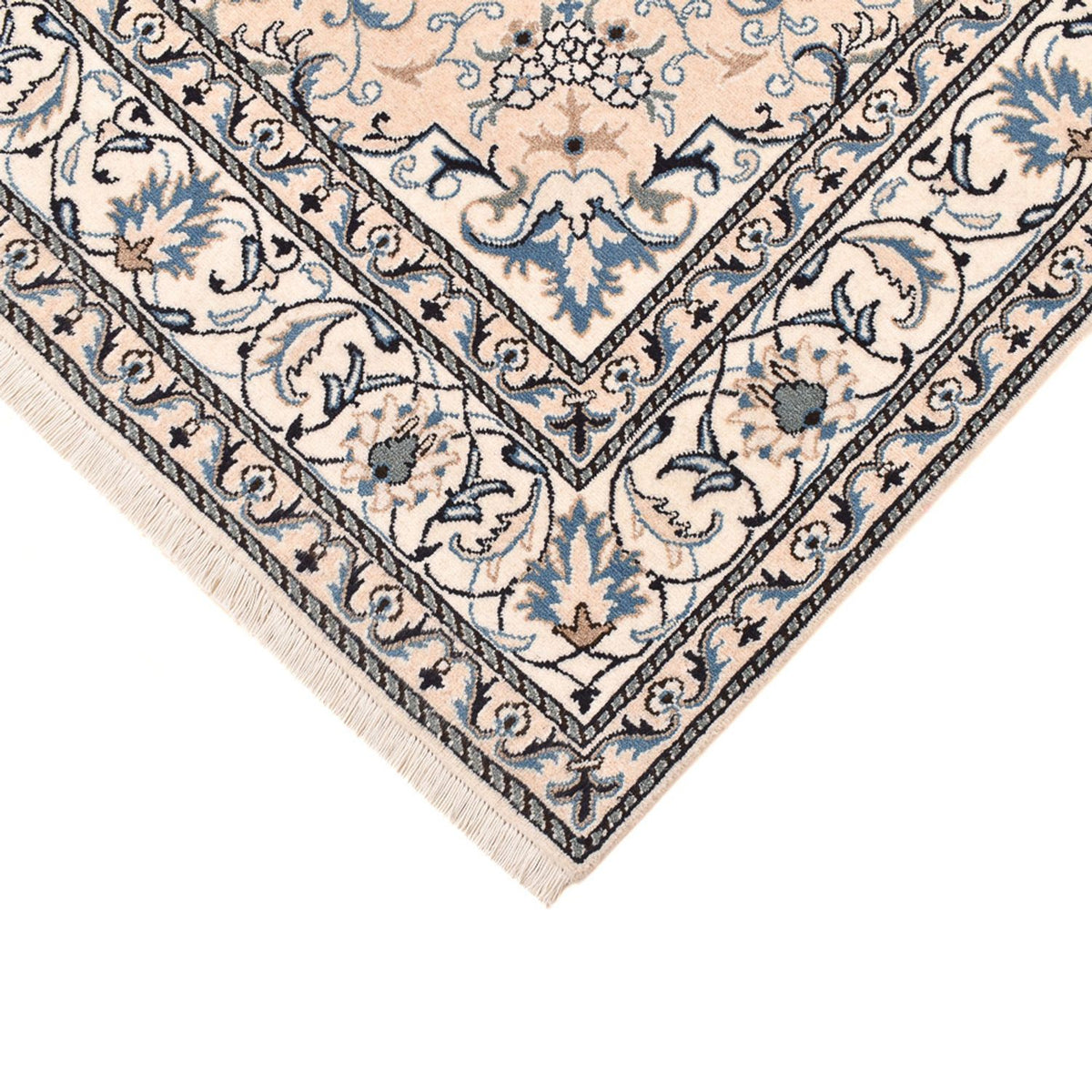 Perzisch tapijt - Nain - 240 x 168 cm - licht beige