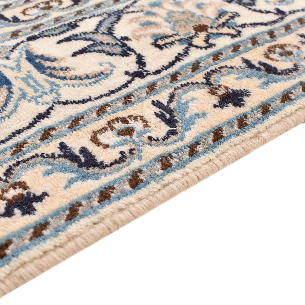 Perzisch tapijt - Nain - 193 x 145 cm - licht beige