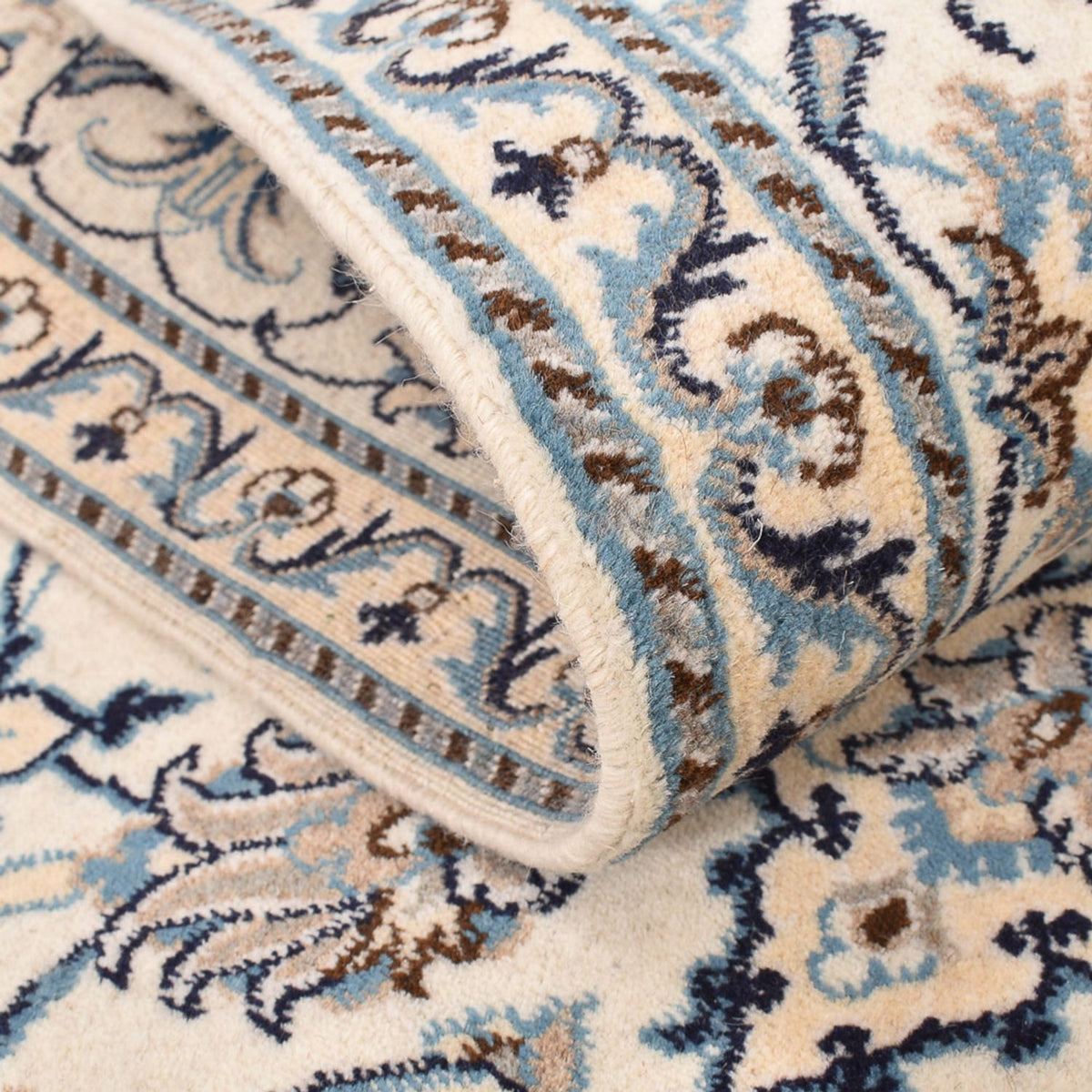 Perzisch tapijt - Nain - 193 x 145 cm - licht beige