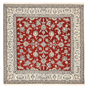 Perzisch tapijt - Nain vierkant  - 203 x 193 cm - rood