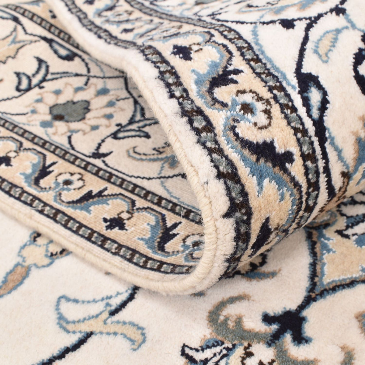 Perzisch tapijt - Nain - 239 x 171 cm - licht beige