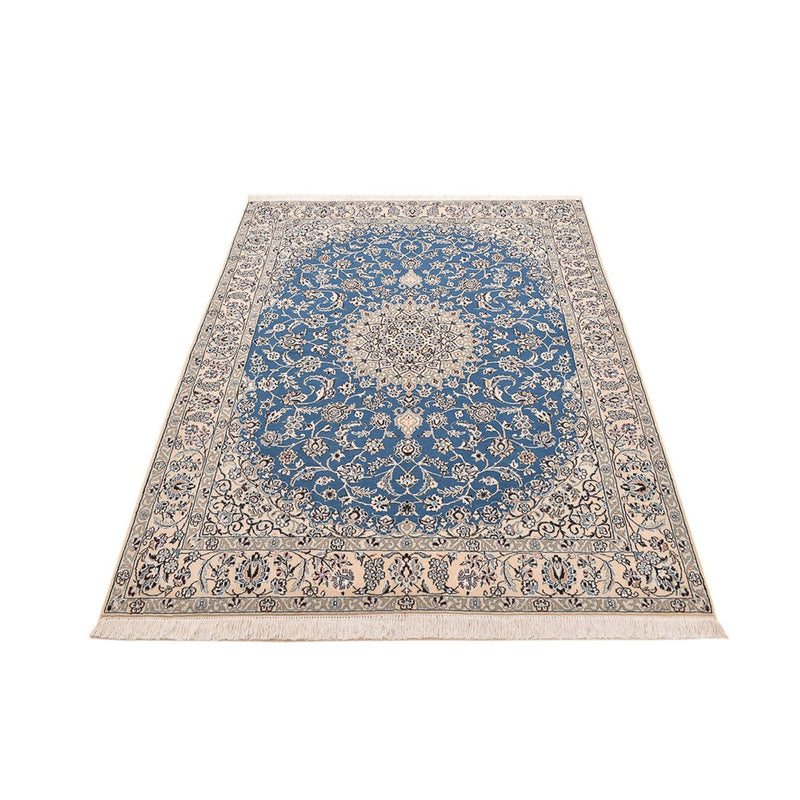 Perzisch tapijt - Nain - Koninklijk - 201 x 149 cm - lichtblauw