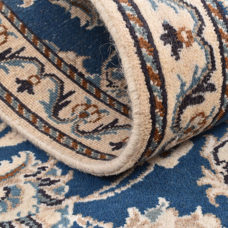 Loper Perzisch tapijt - Nain - 209 x 78 cm - blauw