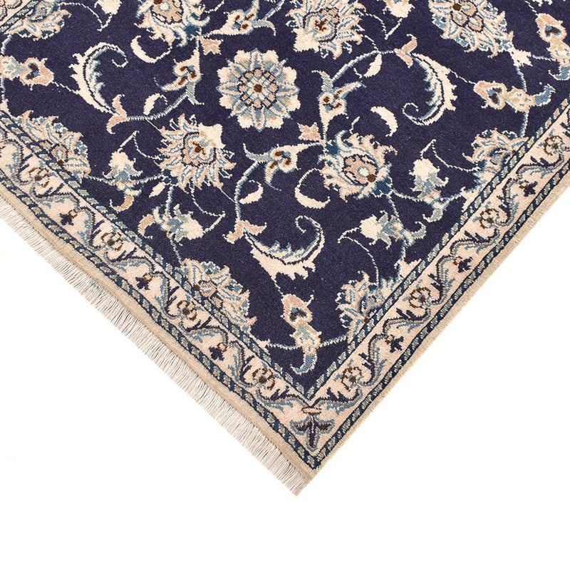 Loper Perzisch tapijt - Nain - 241 x 79 cm - donkerblauw