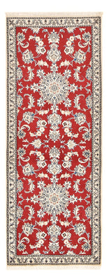 Loper Perzisch tapijt - Nain - 208 x 79 cm - rood