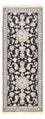 Loper Perzisch tapijt - Nain - 206 x 77 cm - donkerblauw