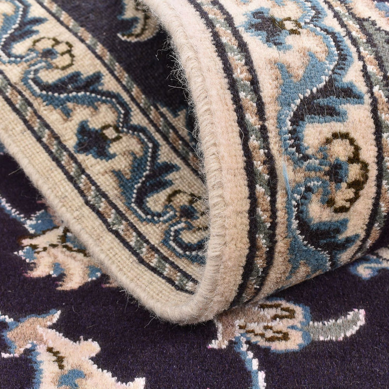 Loper Perzisch tapijt - Nain - 200 x 78 cm - donkerblauw