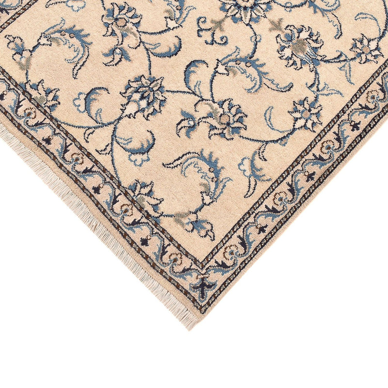 Loper Perzisch tapijt - Nain - 307 x 78 cm - wit  crème