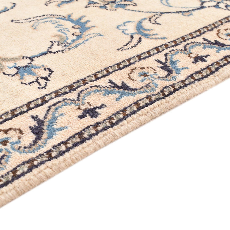 Loper Perzisch tapijt - Nain - 307 x 78 cm - wit  crème