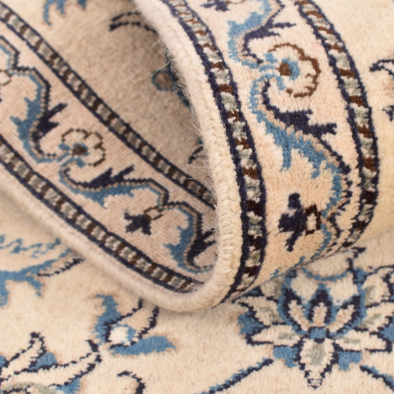 Loper Perzisch tapijt - Nain - 307 x 78 cm - wit  crème