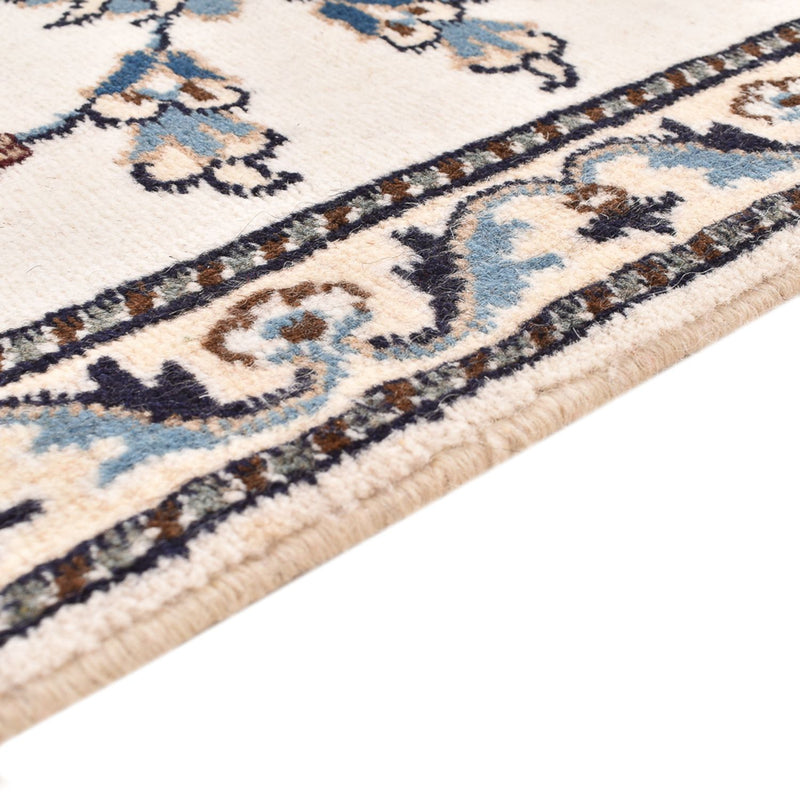 Loper Perzisch tapijt - Nain - 289 x 77 cm - wit  crème