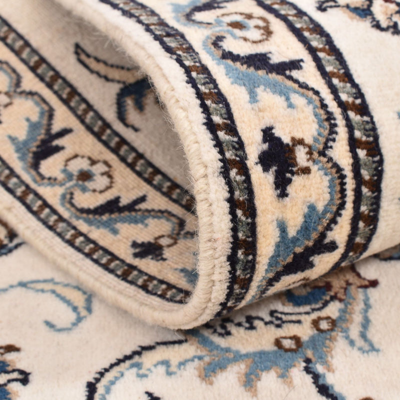 Loper Perzisch tapijt - Nain - 289 x 77 cm - wit  crème