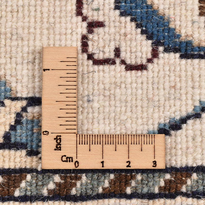 Loper Perzisch tapijt - Nain - 289 x 77 cm - wit  crème