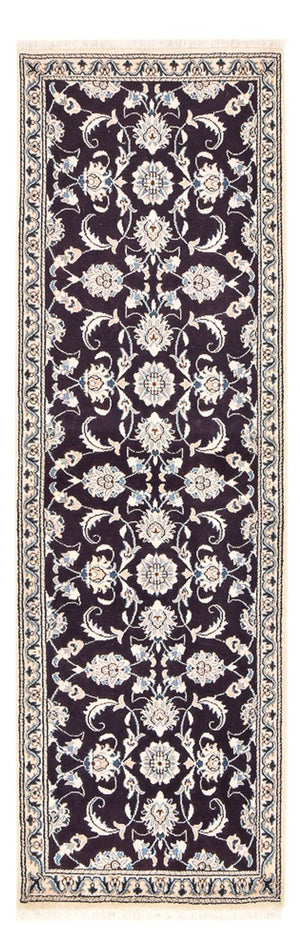 Loper Perzisch tapijt - Nain - 250 x 80 cm - donkerblauw