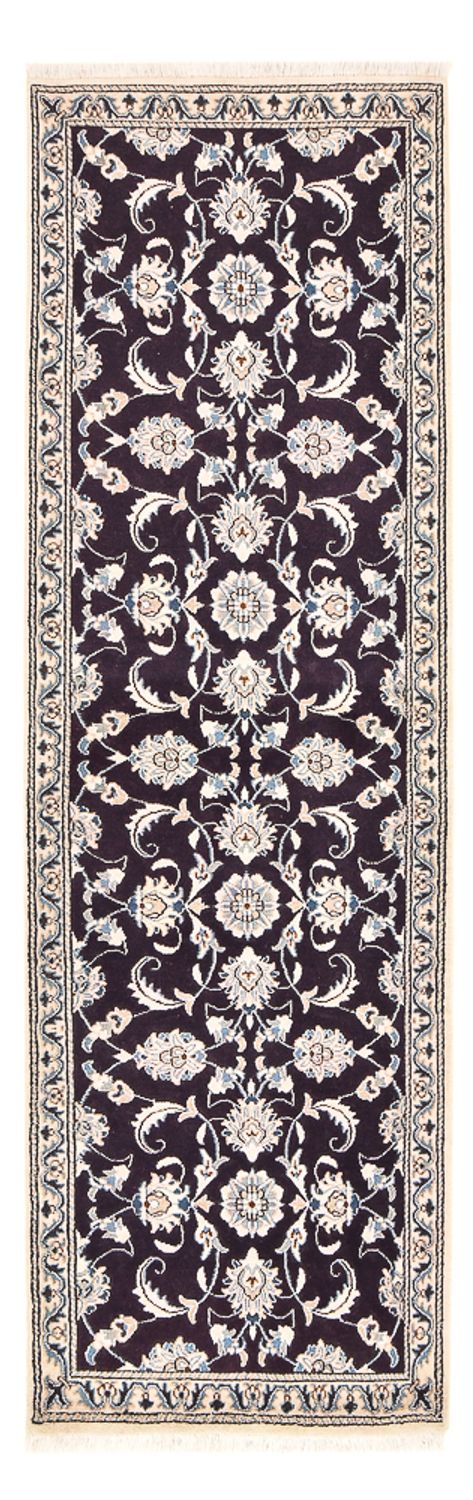 Loper Perzisch tapijt - Nain - 250 x 80 cm - donkerblauw