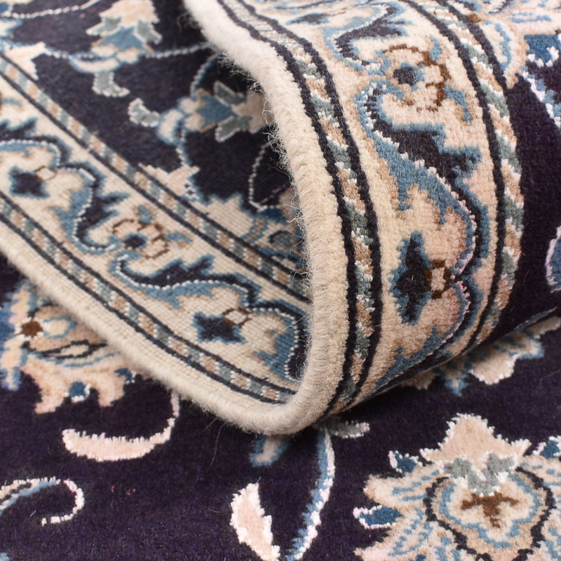 Loper Perzisch tapijt - Nain - 250 x 80 cm - donkerblauw