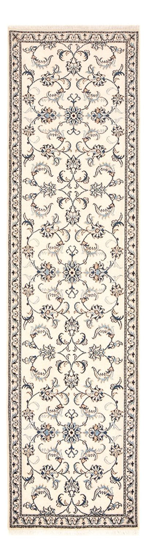 Loper Perzisch tapijt - Nain - 286 x 80 cm - beige
