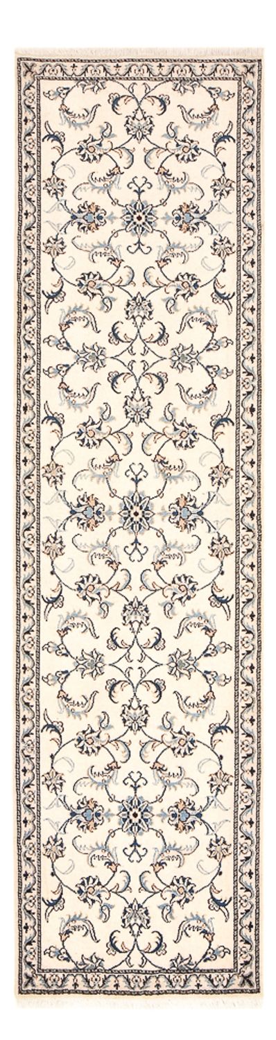 Loper Perzisch tapijt - Nain - 286 x 80 cm - beige