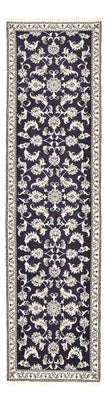 Loper Perzisch tapijt - Nain - 290 x 79 cm - donkerblauw