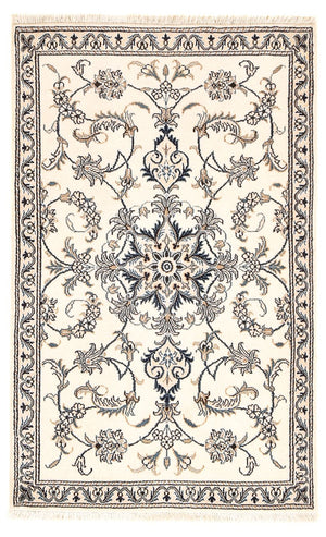 Perzisch tapijt - Nain - 137 x 87 cm - licht beige