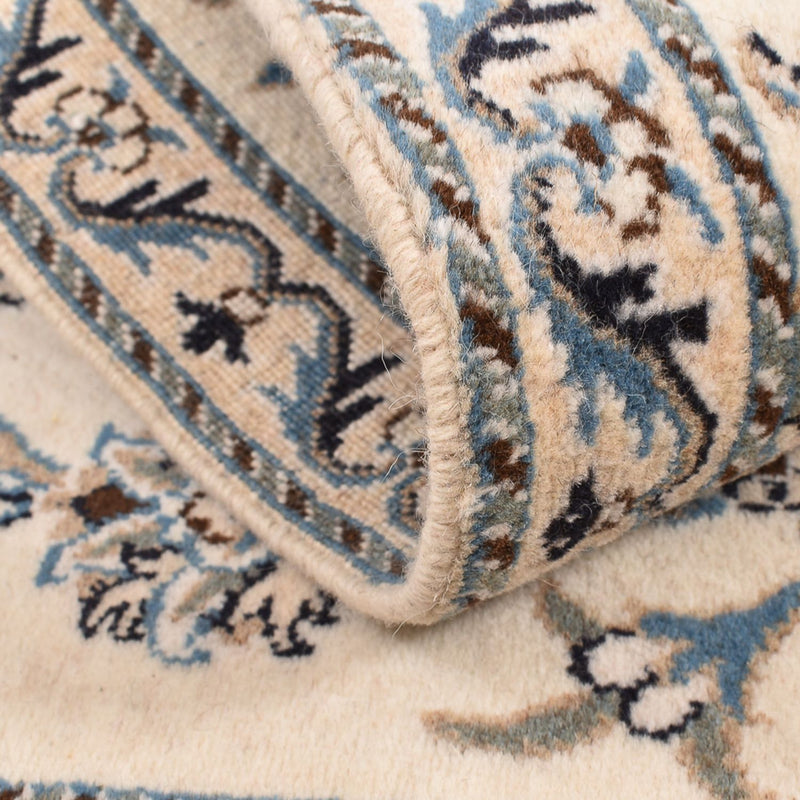 Perzisch tapijt - Nain - 136 x 87 cm - licht beige