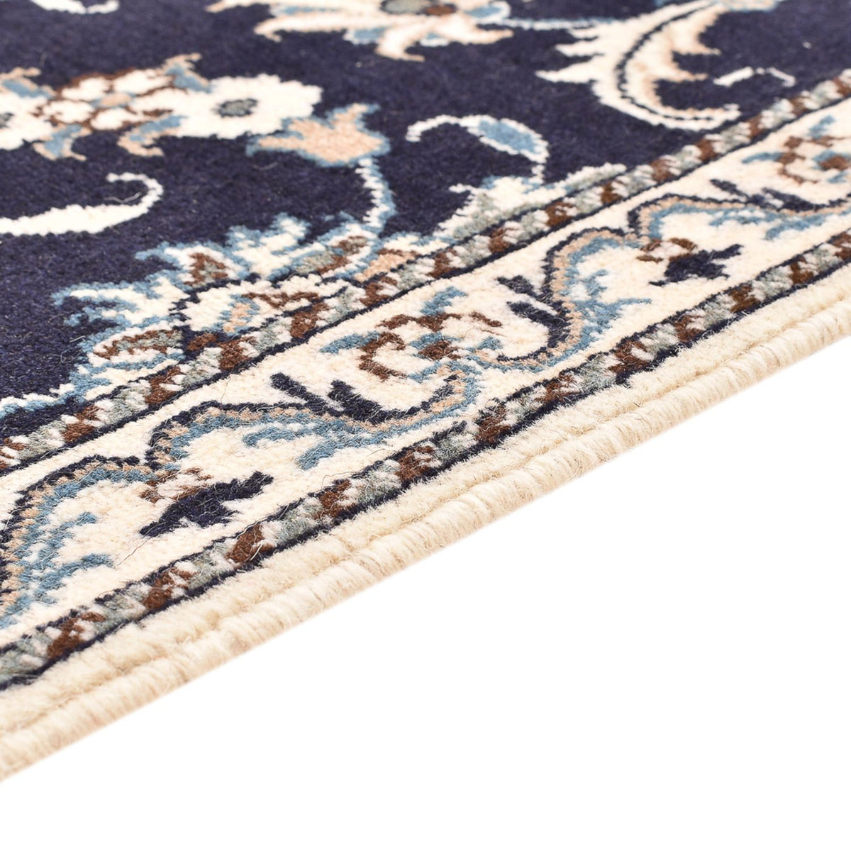 Perzisch tapijt - Nain - 137 x 87 cm - donkerblauw