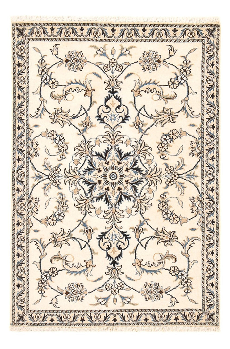 Perzisch tapijt - Nain - 137 x 90 cm - beige