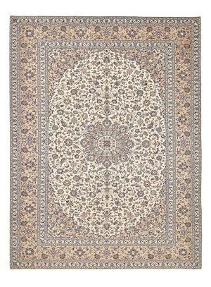 Perzisch tapijt - Keshan - 405 x 295 cm - donker beige