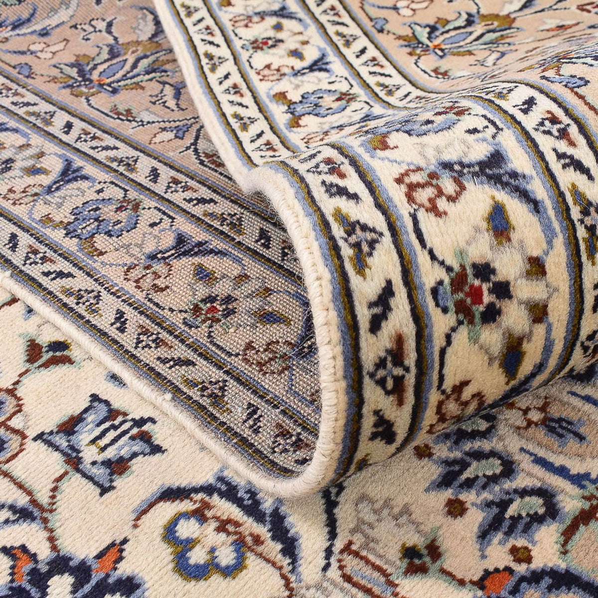 Perzisch tapijt - Keshan - 405 x 295 cm - donker beige