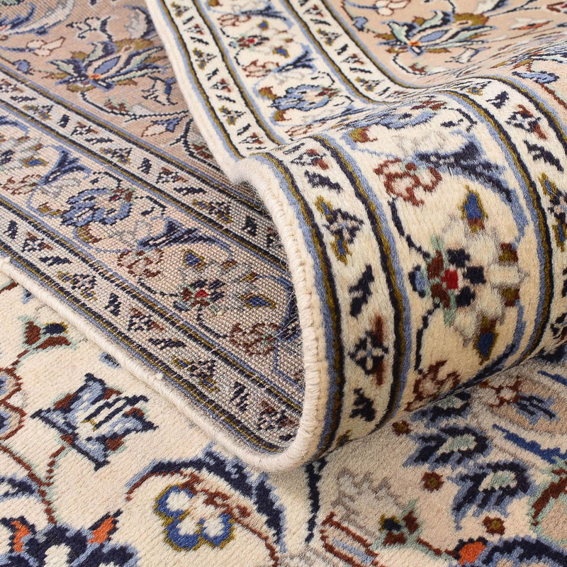 Perzisch tapijt - Keshan - 405 x 295 cm - donker beige