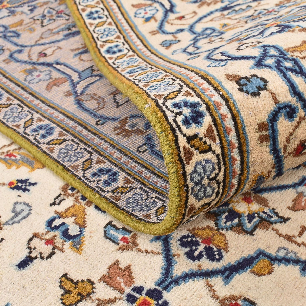 Perzisch tapijt - Keshan - 287 x 192 cm - donker beige