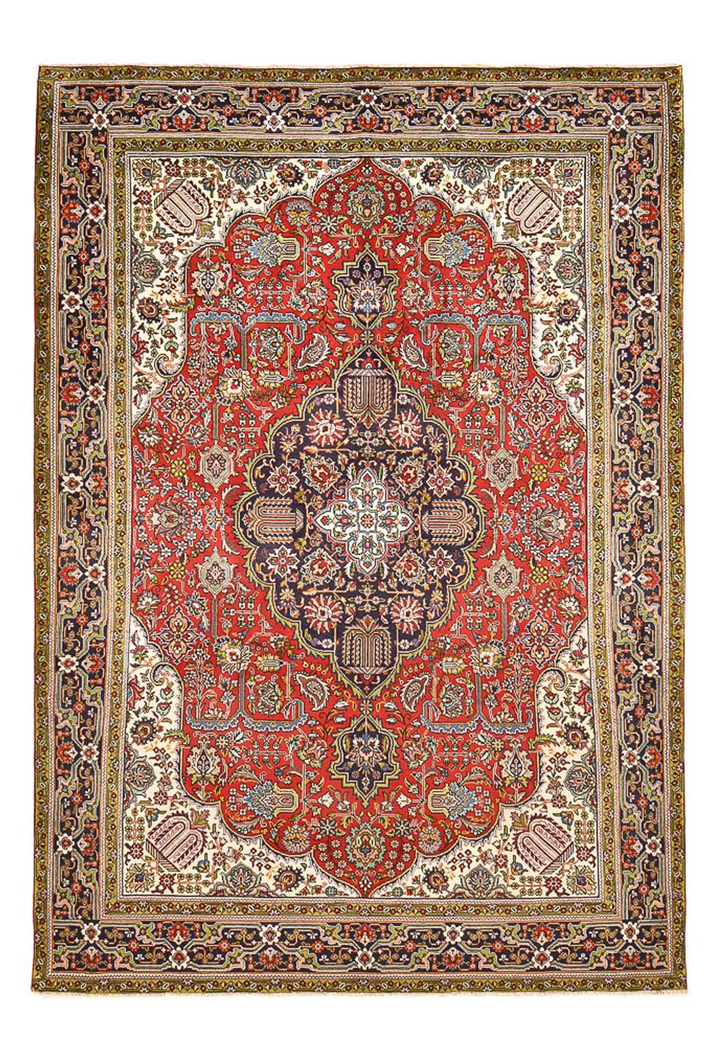 Perzisch tapijt - Tabriz - 347 x 242 cm - licht rood