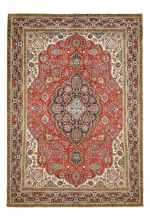 Perzisch tapijt - Tabriz - 347 x 242 cm - licht rood