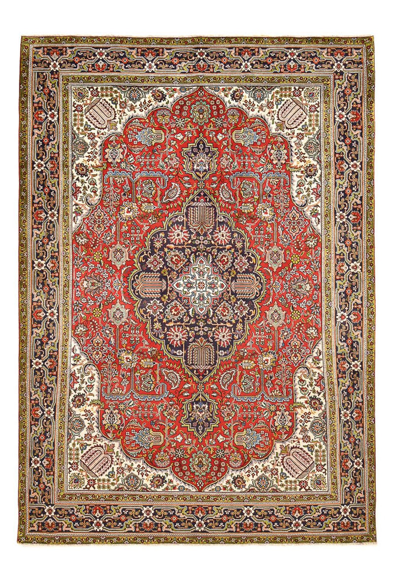 Perzisch tapijt - Tabriz - 347 x 242 cm - licht rood