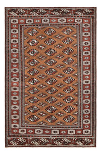 Turkaman tapijt - 303 x 200 cm - veelkleurig