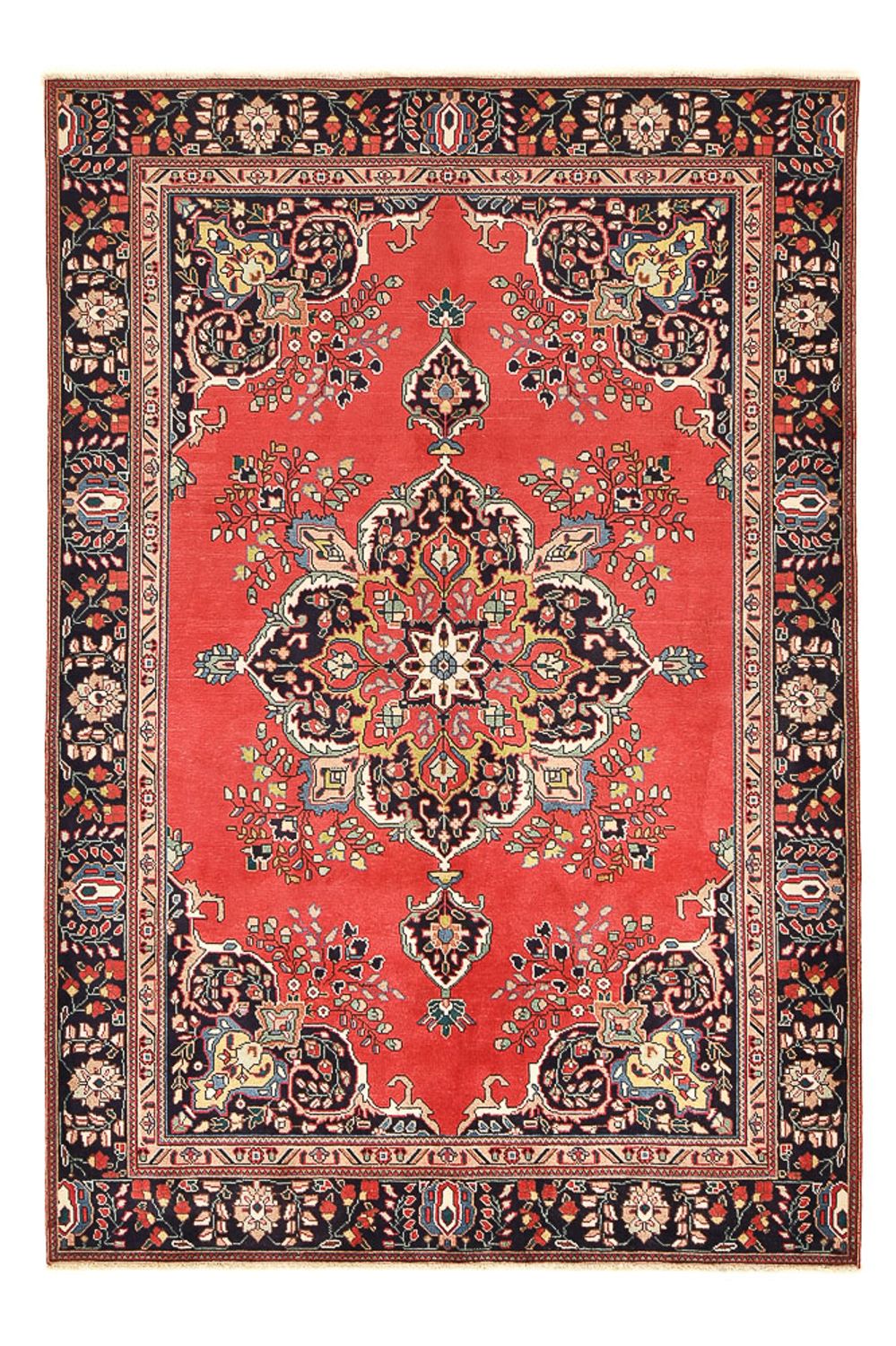 Perzisch tapijt - Tabriz - 279 x 185 cm - rood