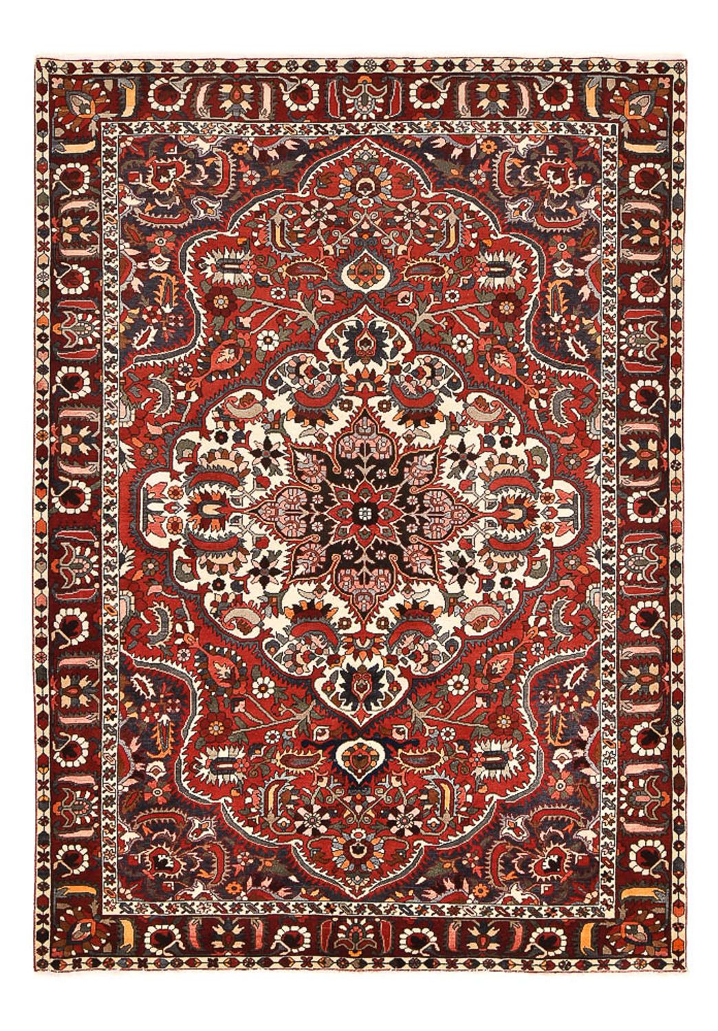Perzisch Tapijt - Nomadisch - 313 x 211 cm - donkerrood
