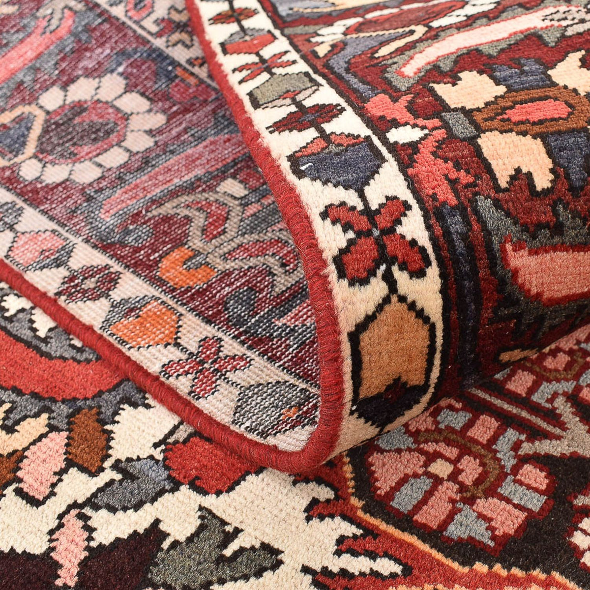 Perzisch Tapijt - Nomadisch - 313 x 211 cm - donkerrood